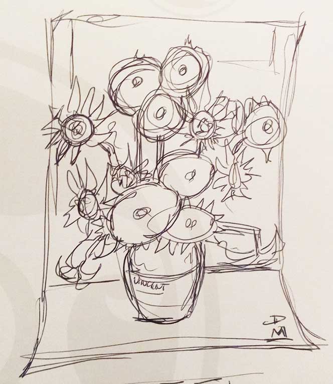 Sunflower Sketches quick sketch